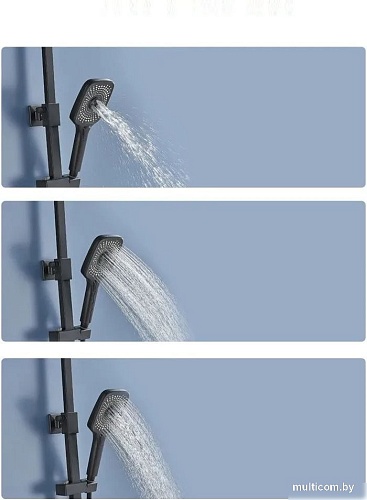 Душевая лейка Diadonna D10-19040BL