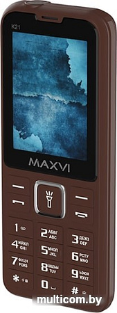 Мобильный телефон Maxvi K21 (коричневый)