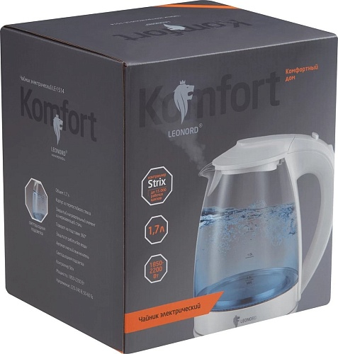 Электрический чайник Leonord LE-1514 107167 (белый)