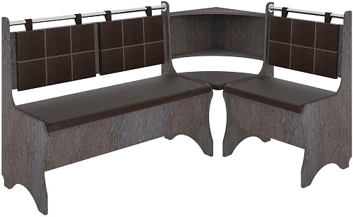 Угловой диван Mio Tesoro Оазис-2 108x163 (береза/коричневый)