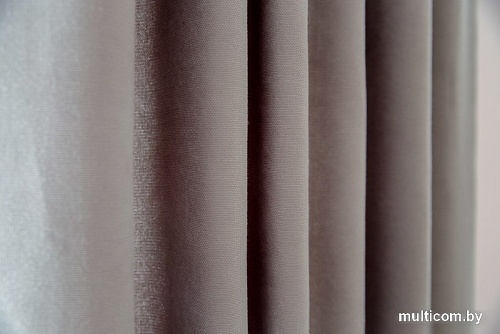 Комплект штор Decoretto Канвас основной КСО-K27 4.5x2.5 м (серый, 2 шт)