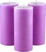 Набор свечей Мелт 150 мм (3 шт, лиловый)