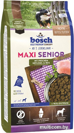 Сухой корм для собак Bosch HPC Maxi Senior Fresh Poultry & Rice 12.5 кг