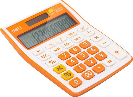 Бухгалтерский калькулятор Deli E1238/OR