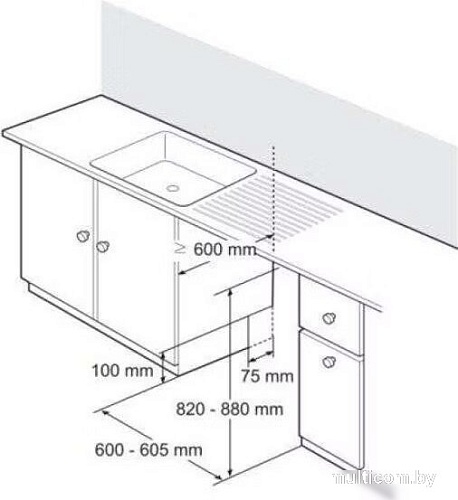 Отдельностоящая посудомоечная машина ARDO DTH1362W2