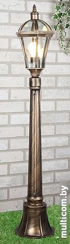 Уличный фонарь Elektrostandard Capella F (черное золото)