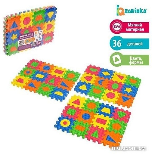 Коврик-пазл Zabiaka Формы и цвета 5306431