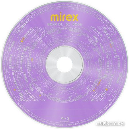 BD-R диск Mirex 50Gb 6х UL141006A6S (1 шт.)