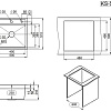 Кухонная мойка Granula KS-5051 (черный матовый)