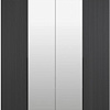 Шкаф распашной BRW San Gimignano SZF4D (антрацитовый/дуб нокс)