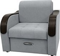 Кресло Сириус Лидер-1 НПБ 105x110 (Eva 09 велюр светло-серый)