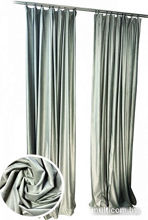 Комплект штор Ника Зварико 7300270/2 3.0x2.7 м (серый/бежевый 19)