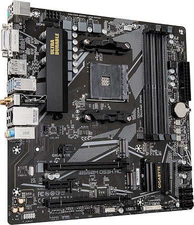 Материнская плата Gigabyte B550M DS3H AC (rev. 1.7)