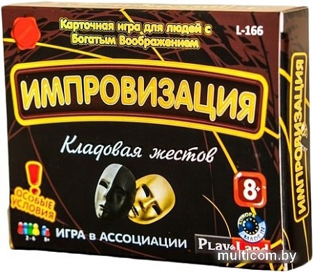 Настольная игра Play Land Импровизация: Кладовая жестов L-166