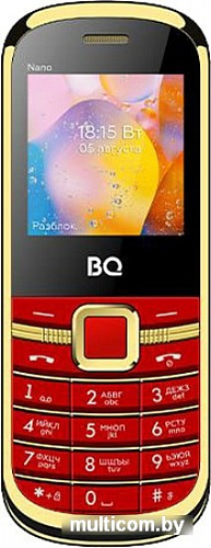 Мобильный телефон BQ-Mobile BQ-1415 Nano (красный/золотистый)