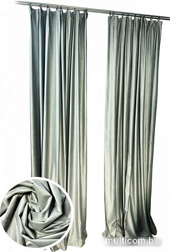 Комплект штор Ника Зварико 7300270/2 3.0x2.7 м (серый/бежевый 19)