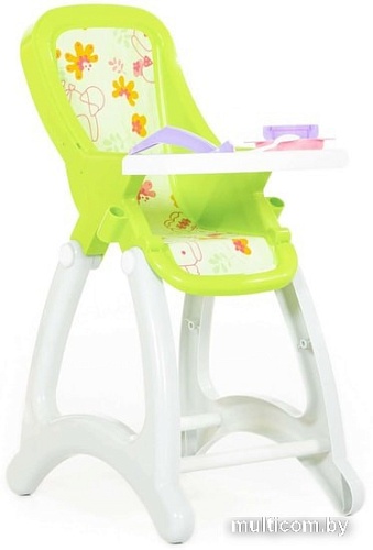 Стульчик для кукол Полесье Беби №2 48011 (белый/салатовый)