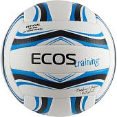 Волейбольный мяч Ecos Training 998196 (5 размер, белый/синий/черный)