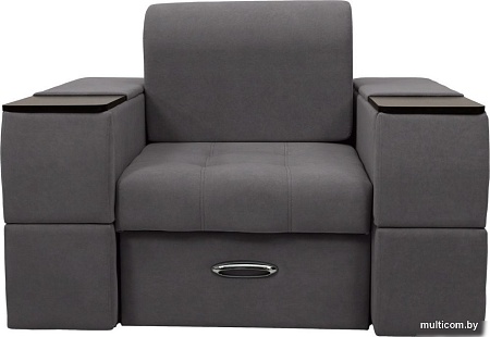 Сириус Лидер-13 ППУ 135x110 (Eva 07 велюр темно-серый)