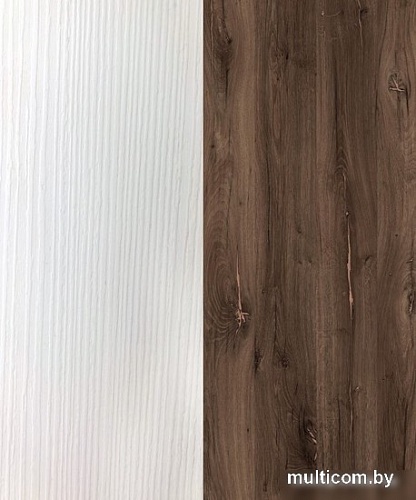 Готовая кухня ЭлиГард Lion 2.2 (белый структурный/дуб нокс/малага)