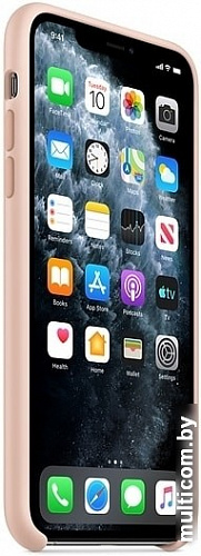 Чехол Apple Silicone Case для iPhone 11 Pro Max (розовый песок)