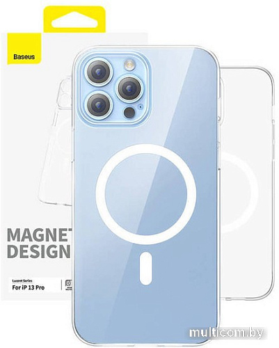 Чехол для телефона Baseus Lucent Magsafe для iPhone 13 Pro (прозрачный)