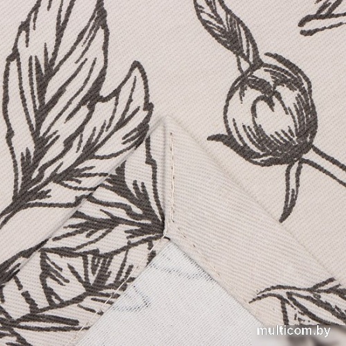 Дорожка на стол Этель Black Flowers 10283364