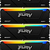 Оперативная память Kingston FURY Beast RGB 4x32ГБ DDR4 3600 МГц KF436C18BB2AK4/128