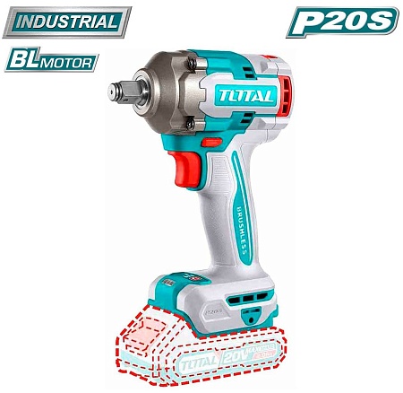 Гайковерт Total TIWLI20401 (без АКБ)