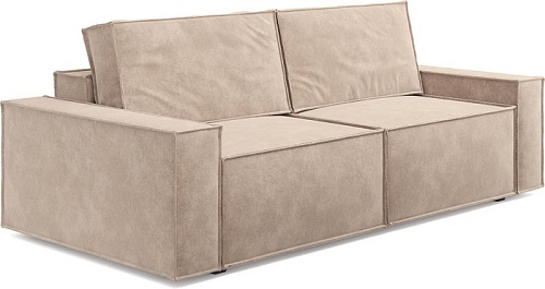 Диван Сонум Loft (микровелюр кремовый)