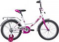 Детский велосипед Novatrack Urban 18 2019 183URBAN.WT9 (белый/сиреневый)