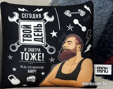 Декоративная подушка Mni Mnu Твой день! 3979147