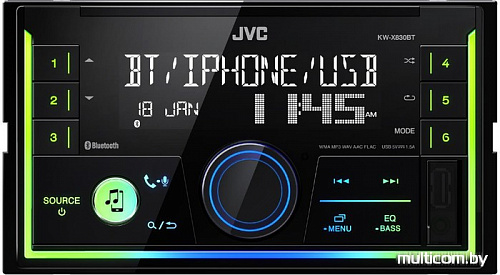 USB-магнитола JVC KW-X830BT