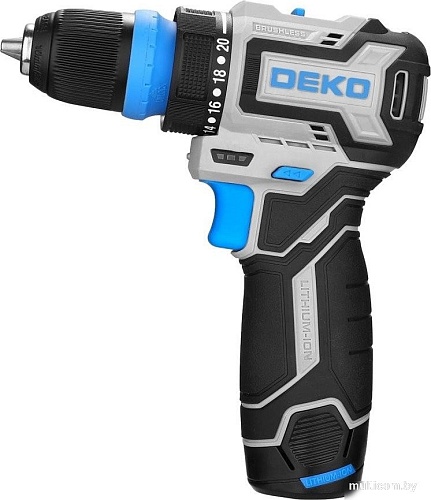 Дрель-шуруповерт Deko Loner 12V PRO 085-1121 (с 1-им АКБ)