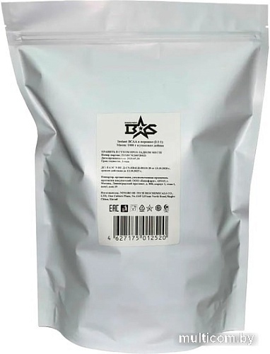 Аминокислоты Binasport Instant BCAA 2:1:1 (1000г, без вкуса)
