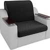 Кресло Лига диванов Сенатор 100698 80 см (черный/белый)