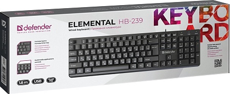 Клавиатура Defender Elemental HB-239