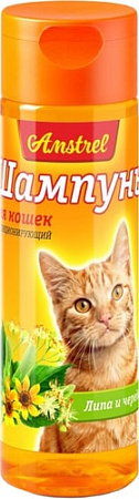 Шампунь Amstrel для кошек кондиционирующий с липой и чередой 120 мл