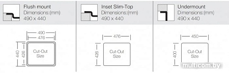 Кухонная мойка ZorG ZRE 5444