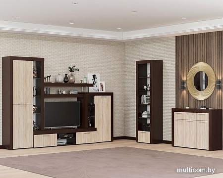 Горка Мебель-АРС Мартин 479.8x37.3x195.2 (венге цаво/дуб сонома)