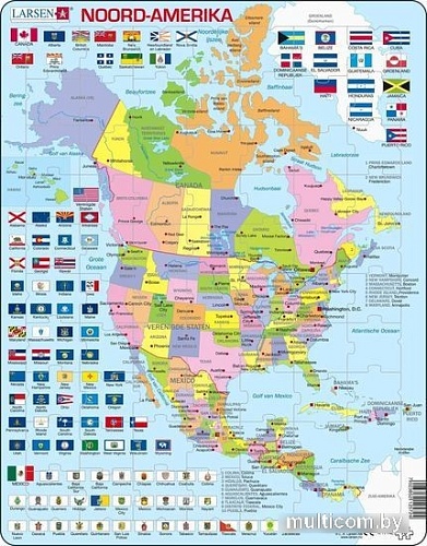 Пазл Larsen Северная Америка K17-RU