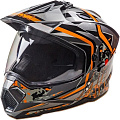 Мотошлем AIM JK802S 802-023-XXXL (XXXL, оранжевый/серый/черный)