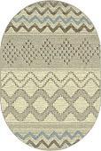 Ковер для жилой комнаты Moldabela Delta Овал 8221 2 43255 (1.2x1.7)