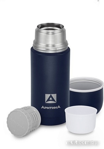 Термос Арктика 105-500 500мл (синий текстурный)