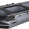 Моторно-гребная лодка Vivax К280Т с полом-книгой (без киля, серый/черный)
