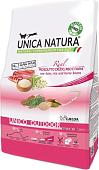 Сухой корм для кошек Unica Natura Unico Outdoor с ветчиной, рисом и бобами 350 г