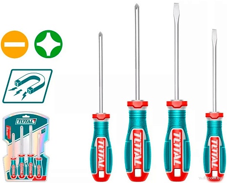 Набор отверток Total TKSDS0426 (4 предмета)