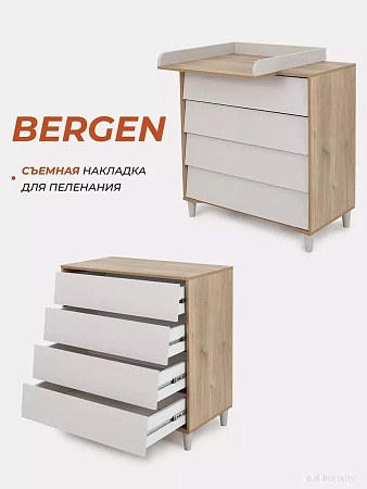 Детский комод Rant Bergen 105 (Crystal Beige)