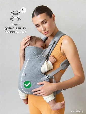 Рюкзак-переноска Amarobaby Snuggle AB24-30SNUG/11 (серый)