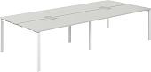 Norden 320х143.8х75 SG.256.SH.63.WH (белый/серый бархат)